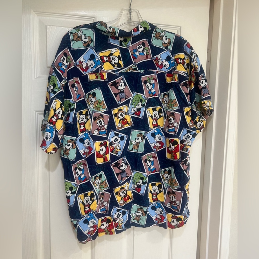 Disneyana Clothiers 2001 Mickey Mouse Shirt Family Reunion Disney Sz L - Picture 4 of 8